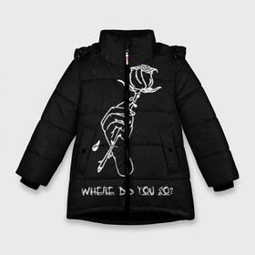 Зимняя куртка для девочек 3D с принтом Lil Peep (Rose) 2 в Петрозаводске, ткань верха — 100% полиэстер; подклад — 100% полиэстер, утеплитель — 100% полиэстер. | длина ниже бедра, удлиненная спинка, воротник стойка и отстегивающийся капюшон. Есть боковые карманы с листочкой на кнопках, утяжки по низу изделия и внутренний карман на молнии. 

Предусмотрены светоотражающий принт на спинке, радужный светоотражающий элемент на пуллере молнии и на резинке для утяжки. | Тематика изображения на принте: baby | broken | cry | lil | lil peep | peep | rap | rose | лил | лил пип | пип | реп | роза | сердце