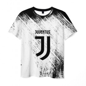 Мужская футболка 3D с принтом Juventus в Петрозаводске, 100% полиэфир | прямой крой, круглый вырез горловины, длина до линии бедер | italia | juve | juventus | sport | италия | спорт | спортивная форма | футбол | футбольный | чемпионат | ювентус