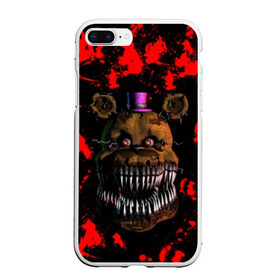 Чехол для iPhone 7Plus/8 Plus матовый с принтом Five Nights At Freddy s в Петрозаводске, Силикон | Область печати: задняя сторона чехла, без боковых панелей | 5 ночей с фредди | five nights at freddys | foxy | аниматроники | игра | компьютерная игра | робот | фокси | фредди | фреди | чика