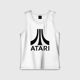 Детская майка хлопок с принтом ATARI в Петрозаводске,  |  | atari | company | france | games | logo | videogame | атари | видеоигры | компания | компьютерные игры | лого | франция