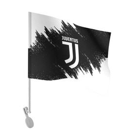 Флаг для автомобиля с принтом JUVENTUS SPORT в Петрозаводске, 100% полиэстер | Размер: 30*21 см | cr7 | fc | football | football club | juve | juventus | ronaldo | sport | роналдо | спорт | спортивные | униформа | фирменные цвета | фк | футбол | футбольный клуб | ювентус