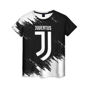 Женская футболка 3D с принтом JUVENTUS SPORT в Петрозаводске, 100% полиэфир ( синтетическое хлопкоподобное полотно) | прямой крой, круглый вырез горловины, длина до линии бедер | cr7 | fc | football | football club | juve | juventus | ronaldo | sport | роналдо | спорт | спортивные | униформа | фирменные цвета | фк | футбол | футбольный клуб | ювентус