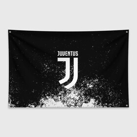 Флаг-баннер с принтом JUVENTUS SPORT в Петрозаводске, 100% полиэстер | размер 67 х 109 см, плотность ткани — 95 г/м2; по краям флага есть четыре люверса для крепления | cr7 | fc | football | football club | juve | juventus | ronaldo | sport | роналдо | спорт | спортивные | униформа | фирменные цвета | фк | футбол | футбольный клуб | ювентус