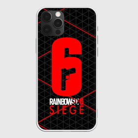 Чехол для iPhone 12 Pro Max с принтом RAINBOW SIX SIEGE в Петрозаводске, Силикон |  | 6 | cybersport | esport | logo | outbreak | pro league | rainbow | rainbow six siege | six | skell technology | team | tom clancys | киберспорт | лого | радуга осада