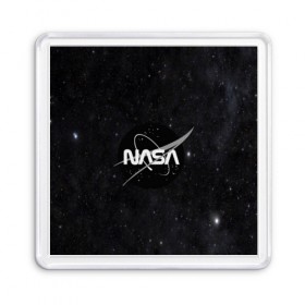 Магнит 55*55 с принтом NASA в Петрозаводске, Пластик | Размер: 65*65 мм; Размер печати: 55*55 мм | galaxy | nasa | nebula | space | star | абстракция | вселенная | галактика | звезда | звезды | космический | наса | планеты