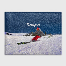 Обложка для студенческого билета с принтом Rossignol в Петрозаводске, натуральная кожа | Размер: 11*8 см; Печать на всей внешней стороне | france | movement | rossignol | snow | speed | вершина | горные лыжи | горы | движение | скорость | снег | франция