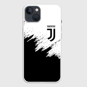 Чехол для iPhone 13 с принтом JUVENTUS SPORT в Петрозаводске,  |  | black and white | cr7 | fc | football | football club | juve | juventus | ronaldo | sport | роналдо | спорт | спортивные | униформа | фирменные цвета | фк | футбол | футбольный клуб | черно белый | ювентус