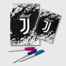 Блокнот с принтом JUVENTUS в Петрозаводске, 100% бумага | 48 листов, плотность листов — 60 г/м2, плотность картонной обложки — 250 г/м2. Листы скреплены удобной пружинной спиралью. Цвет линий — светло-серый
 | Тематика изображения на принте: cr7 | fc | football | football club | juve | juventus | ronaldo | sport | роналдо | спорт | спортивные | униформа | фирменные цвета | фк | футбол | футбольный клуб | ювентус