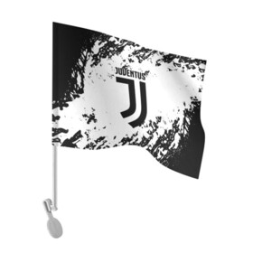 Флаг для автомобиля с принтом JUVENTUS в Петрозаводске, 100% полиэстер | Размер: 30*21 см | cr7 | fc | football | football club | juve | juventus | ronaldo | sport | роналдо | спорт | спортивные | униформа | фирменные цвета | фк | футбол | футбольный клуб | ювентус