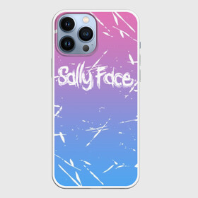 Чехол для iPhone 13 Pro Max с принтом SALLY FACE в Петрозаводске,  |  | Тематика изображения на принте: face | game | horror | larry | sally | sally face | sanity s fall | брызги | игра | краски | ларри | мальчик с протезом | салли | салли фейс | ужасы