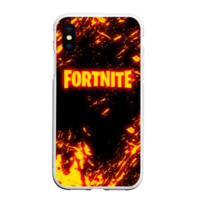 Чехол для iPhone XS Max матовый с принтом FORTNITE FIRE STORM в Петрозаводске, Силикон | Область печати: задняя сторона чехла, без боковых панелей | 2019 | armor | armour | cybersport | esport | fire | flame | fortnite | game | llama | logo | броня | игра | киберспорт | лама | огонь | фиолетовый | фирменные цвета | фортнайт