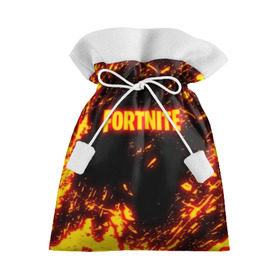 Подарочный 3D мешок с принтом FORTNITE FIRE STORM в Петрозаводске, 100% полиэстер | Размер: 29*39 см | 2019 | armor | armour | cybersport | esport | fire | flame | fortnite | game | llama | logo | броня | игра | киберспорт | лама | огонь | фиолетовый | фирменные цвета | фортнайт