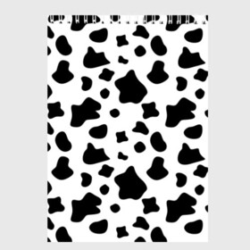 Скетчбук с принтом Корова в Петрозаводске, 100% бумага
 | 48 листов, плотность листов — 100 г/м2, плотность картонной обложки — 250 г/м2. Листы скреплены сверху удобной пружинной спиралью | animal | black white | cow | pattern | животное | кавай | корова | паттерн | пятна | черно белое