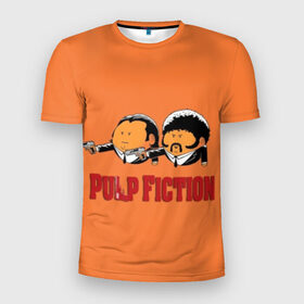 Мужская футболка 3D спортивная с принтом Pulp Fiction - Art 2 в Петрозаводске, 100% полиэстер с улучшенными характеристиками | приталенный силуэт, круглая горловина, широкие плечи, сужается к линии бедра | art | film | movie | pulp fiction | tarantino | кино | криминальное чтиво | приколы | тарантино | фильмы