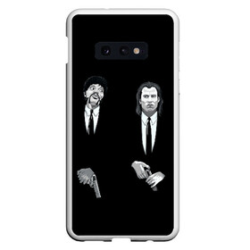 Чехол для Samsung S10E с принтом Pulp Fiction - Art 3 в Петрозаводске, Силикон | Область печати: задняя сторона чехла, без боковых панелей | art | film | movie | pulp fiction | tarantino | кино | криминальное чтиво | приколы | тарантино | фильмы