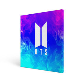 Холст квадратный с принтом BTS в Петрозаводске, 100% ПВХ |  | bangtan boys | bt21 | bts | bts army | bts stickers | fire | flame | j hope | jimin | jin | jungkook | k pop | rap monster | rapmon | suga | v | бтс | корея | стикеры bts