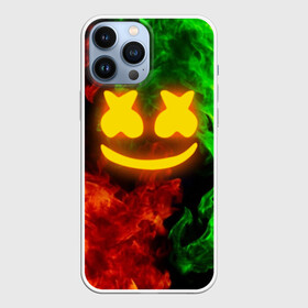 Чехол для iPhone 13 Pro Max с принтом MARSHMELLO TOXIC | МАРШМЕЛЛО ТОКСИК в Петрозаводске,  |  | dj | fire | flame | marshmello | toxic flame | usa | америка | клубная музыка | маршмелло | музыка | музыкант | огонь