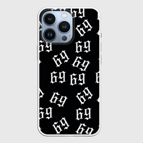 Чехол для iPhone 13 Pro с принтом 69 в Петрозаводске,  |  | Тематика изображения на принте: 6ix9ine | bebe | daniel hernandez | rap | stoopid | tekashi | рэп | сикснайн | текаши