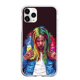 Чехол для iPhone 11 Pro матовый с принтом Color в Петрозаводске, Силикон |  | 6ix9ine | bebe | daniel hernandez | rap | stoopid | tekashi | рэп | сикснайн | текаши