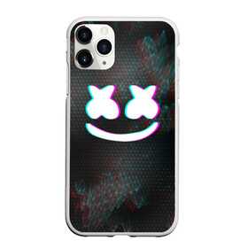 Чехол для iPhone 11 Pro Max матовый с принтом MARSHMELLO GLITCH МАРШМЕЛЛО ГЛИТЧ в Петрозаводске, Силикон |  | dj | glitch | marshmello | usa | америка | глитч | клубная музыка | маршмелло | музыка | музыкант