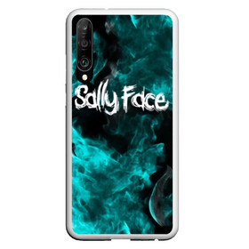 Чехол для Honor P30 с принтом SALLY FACE в Петрозаводске, Силикон | Область печати: задняя сторона чехла, без боковых панелей | face | fire | flame | game | horror | larry | sally | sally face | sanity s fall | игра | ларри | мальчик с протезом | огонь | салли | салли фейс | ужасы