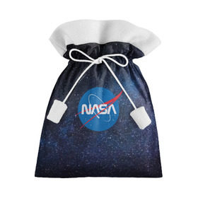 Подарочный 3D мешок с принтом NASA в Петрозаводске, 100% полиэстер | Размер: 29*39 см | Тематика изображения на принте: galaxy | nasa | nebula | space | star | абстракция | вселенная | галактика | звезда | звезды | космический | наса | планеты