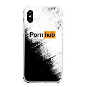 Чехол для iPhone XS Max матовый с принтом Pornhub в Петрозаводске, Силикон | Область печати: задняя сторона чехла, без боковых панелей | brazzers | браззерс