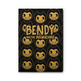 Обложка для автодокументов с принтом Bendy And The Ink Machine (35) в Петрозаводске, натуральная кожа |  размер 19,9*13 см; внутри 4 больших “конверта” для документов и один маленький отдел — туда идеально встанут права | bendy | bendy and the ink machine | devil | game | horror | ink | mask | бенди | бенди и чернильная машина | краска | чернила