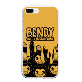 Чехол для iPhone 7Plus/8 Plus матовый с принтом Bendy And The Ink Machine (36) в Петрозаводске, Силикон | Область печати: задняя сторона чехла, без боковых панелей | bendy | bendy and the ink machine | devil | game | horror | ink | mask | бенди | бенди и чернильная машина | краска | чернила