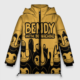 Женская зимняя куртка 3D с принтом Bendy And The Ink Machine (36) в Петрозаводске, верх — 100% полиэстер; подкладка — 100% полиэстер; утеплитель — 100% полиэстер | длина ниже бедра, силуэт Оверсайз. Есть воротник-стойка, отстегивающийся капюшон и ветрозащитная планка. 

Боковые карманы с листочкой на кнопках и внутренний карман на молнии | bendy | bendy and the ink machine | devil | game | horror | ink | mask | бенди | бенди и чернильная машина | краска | чернила