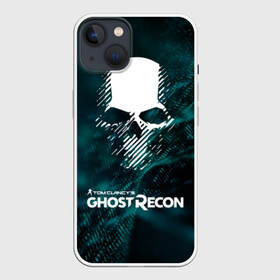 Чехол для iPhone 13 с принтом GHOST RECON в Петрозаводске,  |  | bones | breakpoint | ghost | ghost recon | ghost recon breakpoint | logo | mask | skell technology | skull | tom clancys | tom clancys ghost recon breakpoint | wildlands | лого | маска | призрак | череп