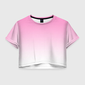 Женская футболка Cropp-top с принтом Фэйд в Петрозаводске, 100% полиэстер | круглая горловина, длина футболки до линии талии, рукава с отворотами | casual | fade | minimalism | градиент | кэжуал | кэжуал стиль | минимализм | простота
