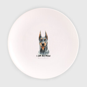 Тарелка с принтом Доберман в Петрозаводске, фарфор | диаметр - 210 мм
диаметр для нанесения принта - 120 мм | Тематика изображения на принте: doberman | доберман | пинчер | собака | собаки