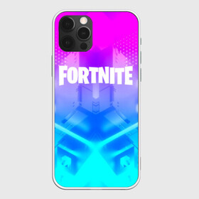 Чехол для iPhone 12 Pro с принтом FORTNITE в Петрозаводске, силикон | область печати: задняя сторона чехла, без боковых панелей | 2019 | armor | armour | cybersport | esport | fortnite | game | logo | season 9 | броня | игра | киберспорт | сезон 9 | фиолетовый | фортнайт