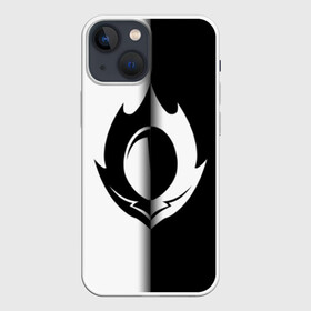 Чехол для iPhone 13 mini с принтом GODE GEASS symbol в Петрозаводске,  |  | Тематика изображения на принте: аниме | знак гиаса | код гиас | силуэт | эмблема