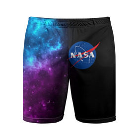 Мужские шорты 3D спортивные с принтом NASA (SPACE) 4.2 в Петрозаводске,  |  | nasa | paint | space | звезды | космос | краска | наса | черная дыра