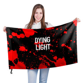 Флаг 3D с принтом Dying Light (1) в Петрозаводске, 100% полиэстер | плотность ткани — 95 г/м2, размер — 67 х 109 см. Принт наносится с одной стороны | dead | dying | dying light | game | light | zombi | дай лайт | зомби | игра