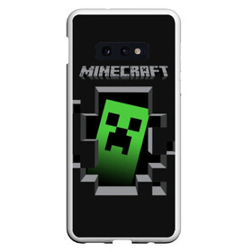 Чехол для Samsung S10E с принтом Minecraft в Петрозаводске, Силикон | Область печати: задняя сторона чехла, без боковых панелей | funny | mine | minecraft | mods | noob | pro | skins | story | vs | zombie | инди | конструктор | майнкрафт | моды | нуб | скин | скрипер | шахта