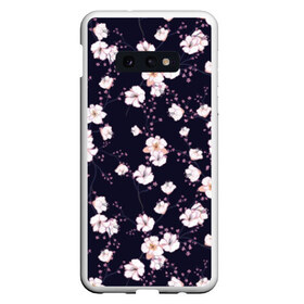 Чехол для Samsung S10E с принтом blossom cherry flower в Петрозаводске, Силикон | Область печати: задняя сторона чехла, без боковых панелей | art | flowers | leaves | арт | букет | лепестки | листья | художество | цветок | цветы