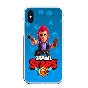 Чехол для iPhone XS Max матовый с принтом Brawl Stars 11 в Петрозаводске, Силикон | Область печати: задняя сторона чехла, без боковых панелей | android | brawl | brawl stars | clash | clash royale | game | royale | stars | андроид | игра | мобильные игры