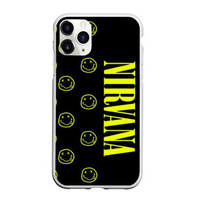 Чехол для iPhone 11 Pro матовый с принтом Nirvana 2 в Петрозаводске, Силикон |  | cobain | kurt | kurt cobain | nirvana | rock | smile | гитара | кобейн | курт | курт кобейн | нирвана | рок