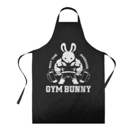 Фартук 3D с принтом GYM BUNNY в Петрозаводске, 100% полиэстер | общий размер — 65 х 85 см, ширина нагрудника — 26 см, горловина — 53 см, длина завязок — 54 см, общий обхват в поясе — 173 см. Принт на завязках и на горловине наносится с двух сторон, на основной части фартука — только с внешней стороны | bodybuilding | diet | exercise | fitness | gym | heath | motivation | muscle | phil | training | workout | бодибилдинг | мотивация | спорт | трансформация | фитнес | эстетичный