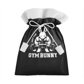 Подарочный 3D мешок с принтом GYM BUNNY в Петрозаводске, 100% полиэстер | Размер: 29*39 см | Тематика изображения на принте: bodybuilding | diet | exercise | fitness | gym | heath | motivation | muscle | phil | training | workout | бодибилдинг | мотивация | спорт | трансформация | фитнес | эстетичный