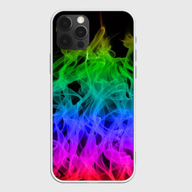 Чехол для iPhone 12 Pro Max с принтом RAINBOW FIRE в Петрозаводске, Силикон |  | battle | battle fire | battle thunder | fire | texture | thunder | битва | битва молний | гроза | молнии | огонь | текстура