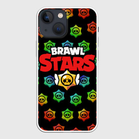 Чехол для iPhone 13 mini с принтом Brawl Stars в Петрозаводске,  |  | brawl | brawl st | brawl stars | colt | logo | map | mobo | pattern | poco | shelly | stars | бравл | игра | игры | карта | кольт | лого | мобильные игры | патерн | паттерн | поко | старс | шелли
