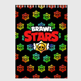 Скетчбук с принтом Brawl Stars в Петрозаводске, 100% бумага
 | 48 листов, плотность листов — 100 г/м2, плотность картонной обложки — 250 г/м2. Листы скреплены сверху удобной пружинной спиралью | brawl | brawl st | brawl stars | colt | logo | map | mobo | pattern | poco | shelly | stars | бравл | игра | игры | карта | кольт | лого | мобильные игры | патерн | паттерн | поко | старс | шелли