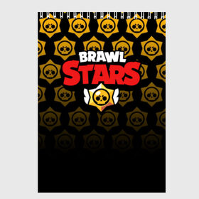 Скетчбук с принтом BRAWL STARS в Петрозаводске, 100% бумага
 | 48 листов, плотность листов — 100 г/м2, плотность картонной обложки — 250 г/м2. Листы скреплены сверху удобной пружинной спиралью | android | brawl stars | games | mobile game | stars | игры | мобильные игры