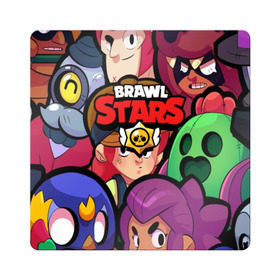 Магнит виниловый Квадрат с принтом BRAWL STARS в Петрозаводске, полимерный материал с магнитным слоем | размер 9*9 см, закругленные углы | 8 bit | 8 бит | bibi | brawl stars | crow | el brown | leon | leon shark | max | mr.p | sally leon | shark | stars | virus | werewolf | акула | биби | вирус | ворон | леон | оборотень | пингвин