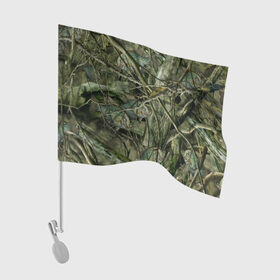 Флаг для автомобиля с принтом Лесной камуфляж в Петрозаводске, 100% полиэстер | Размер: 30*21 см | камуфляж | лесной камуфляж