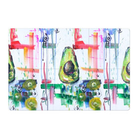 Магнитный плакат 3Х2 с принтом Авокадо авангард в Петрозаводске, Полимерный материал с магнитным слоем | 6 деталей размером 9*9 см | авокадо | веган | девушкам | здоровое питание | здоровье | люблю авокадо | овощи | пп | стильно | сыроед | фрукты